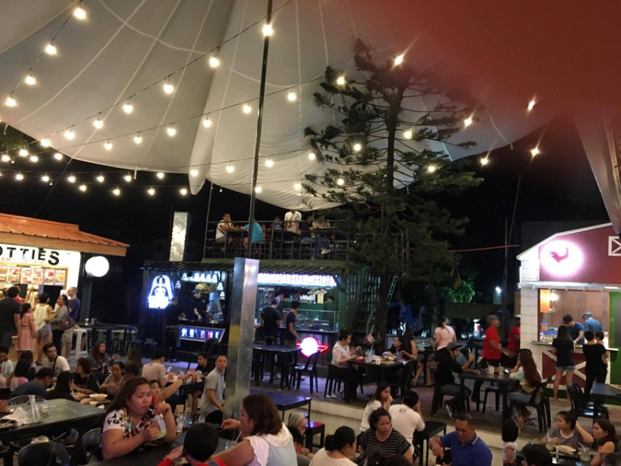 Interior of The Hive Food Park